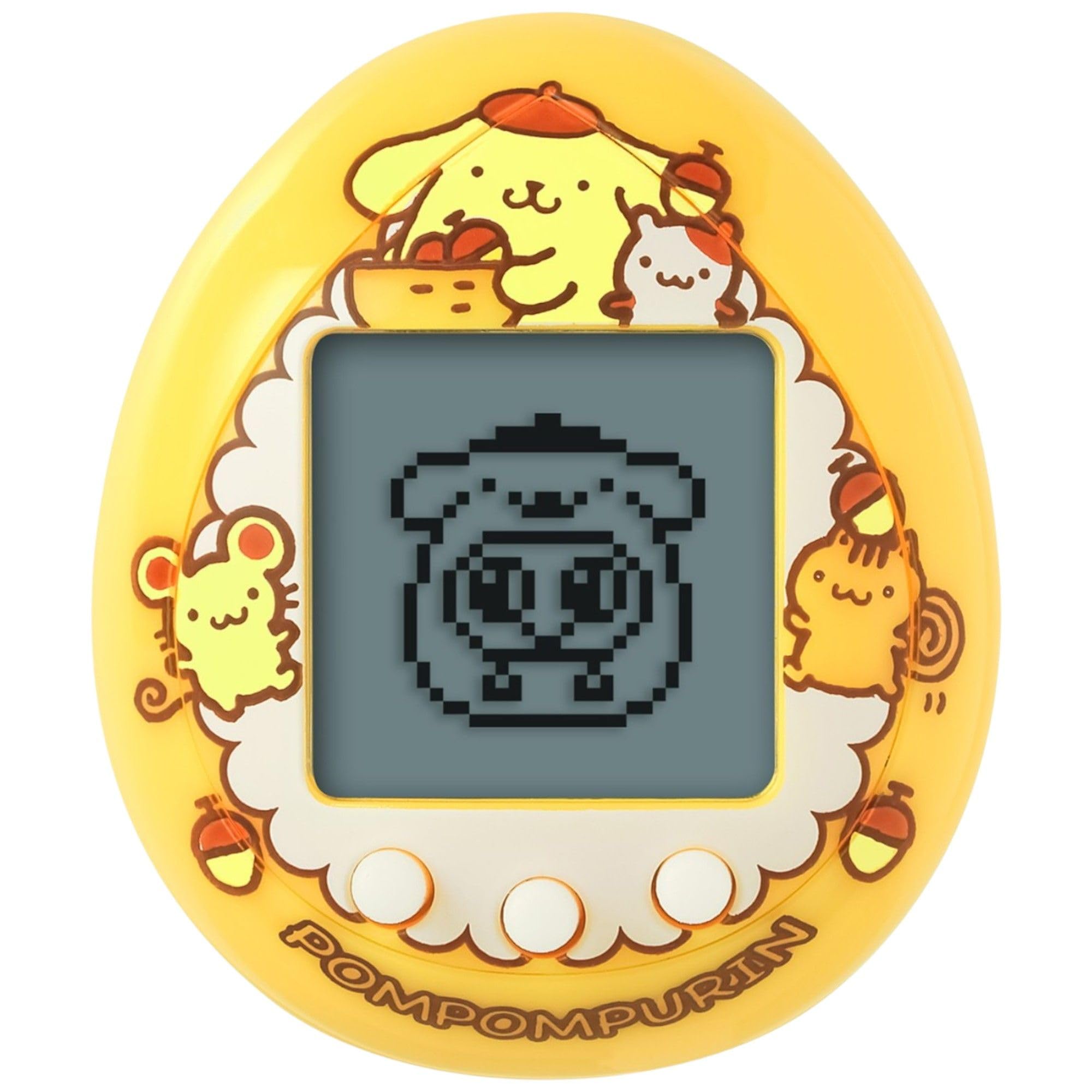 TAMAGOTCHI Nano Sanrio Pompompurin Caramel Pudding Version | Pompompurin Electronic Pets For Kids Or Adults | Hand Held Games Machine 90s Gifts | Retro Cyber Pet Like Original 90s Toys