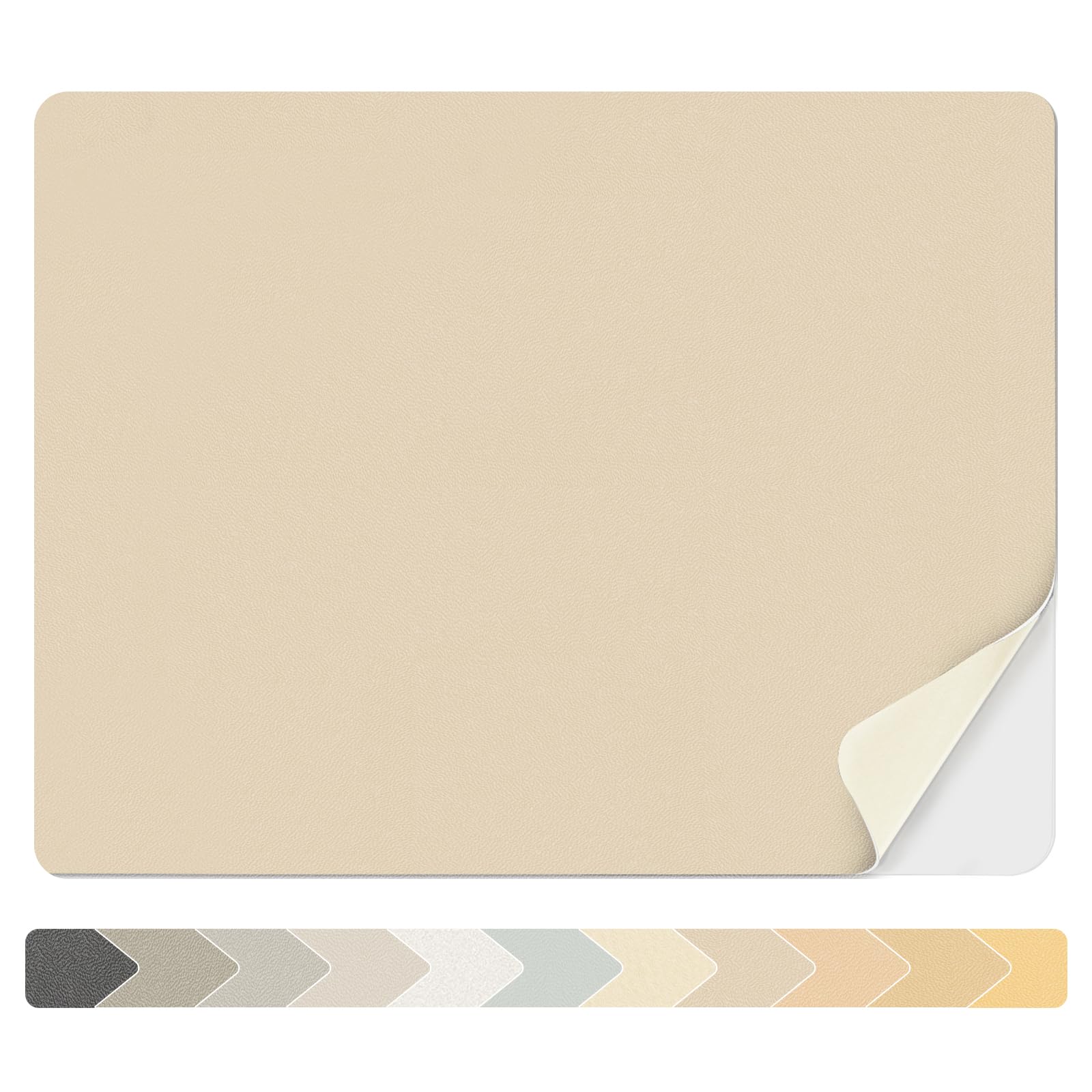 Numola Leather Repair Patch 8×11inch Self-Adhesive Leather Repair Tape, Scratch/Holes Vinyl Repair Kit for Couch, Car Seat, Sofas, DIY Furniture Upholstery, Chair, Jackets, First-aid (Antique White)