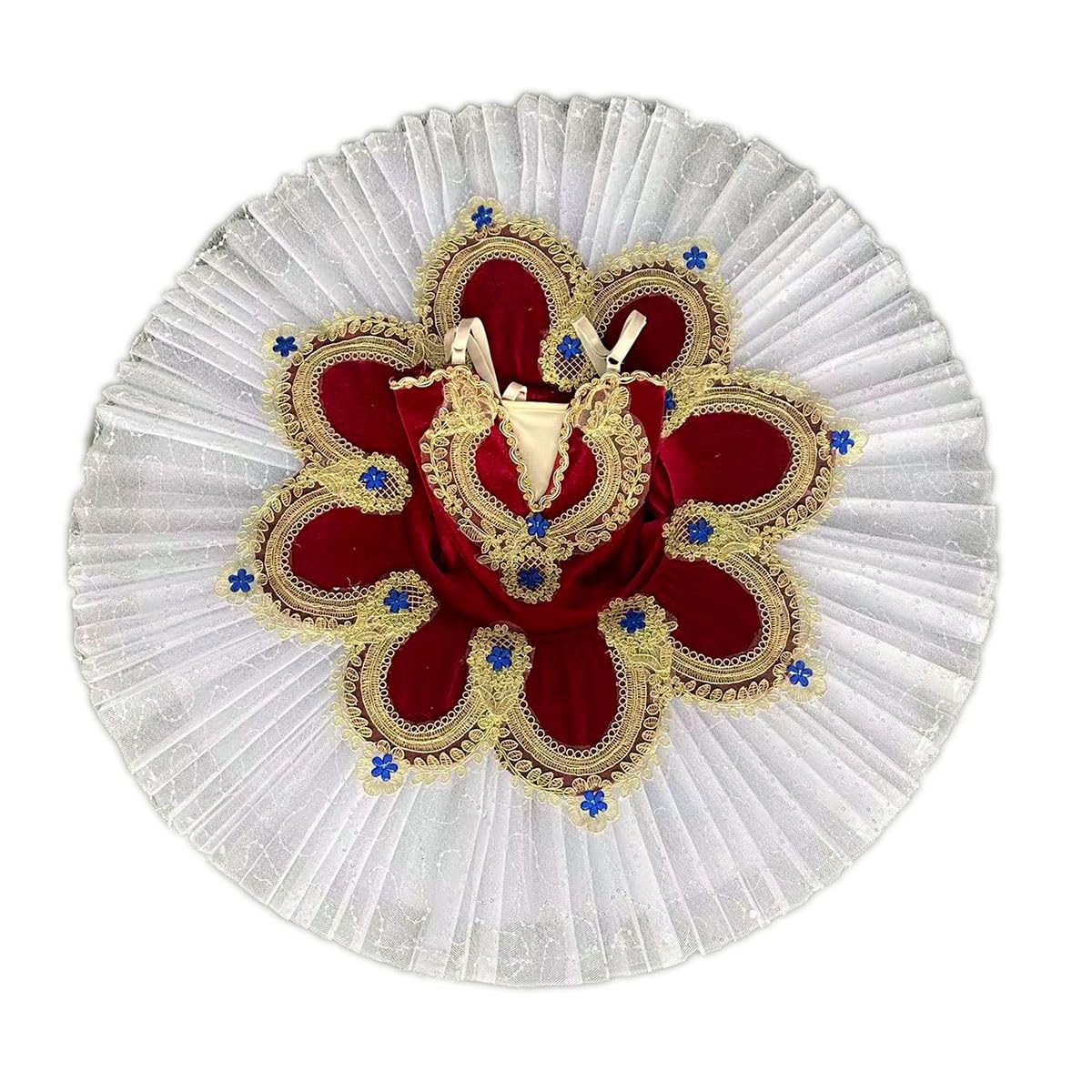 Tutú de Ballet Profesional para niñas, Plato de panqueques, tutú de Bailarina Vestido de Fiesta Disfraces para competencias de Baile