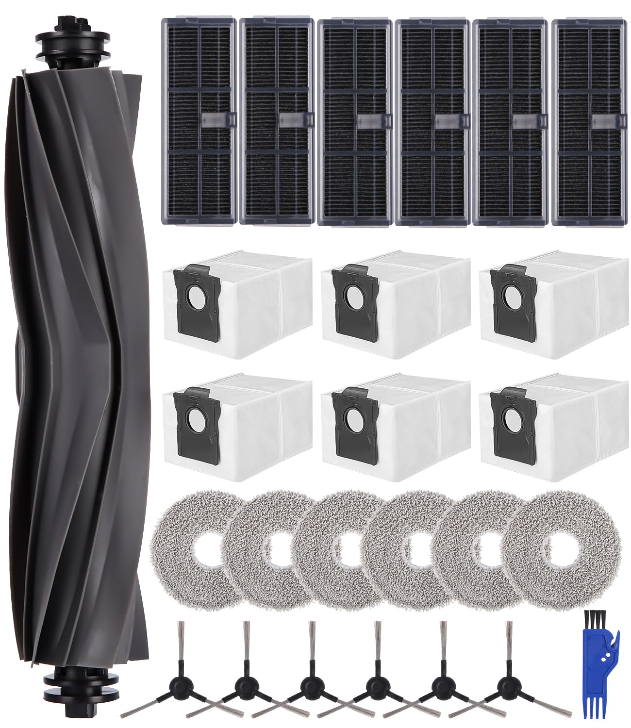 Kit 26 pièces compatibles Dreame L10s Pro Ultra Heat brosse principale filtres brosses sacs