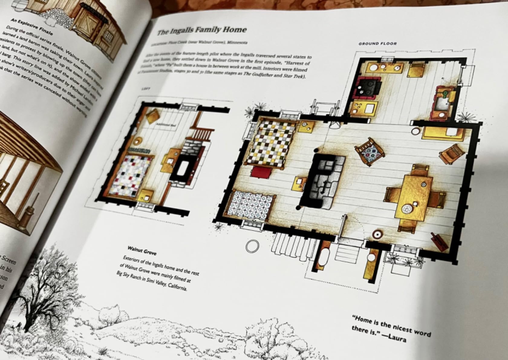 Behind the Screens Illustrated Floor Plans and Scenes from the Best TV