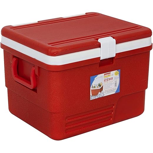 Aristo Plastic Insulated Icebox 25L Red/Blue