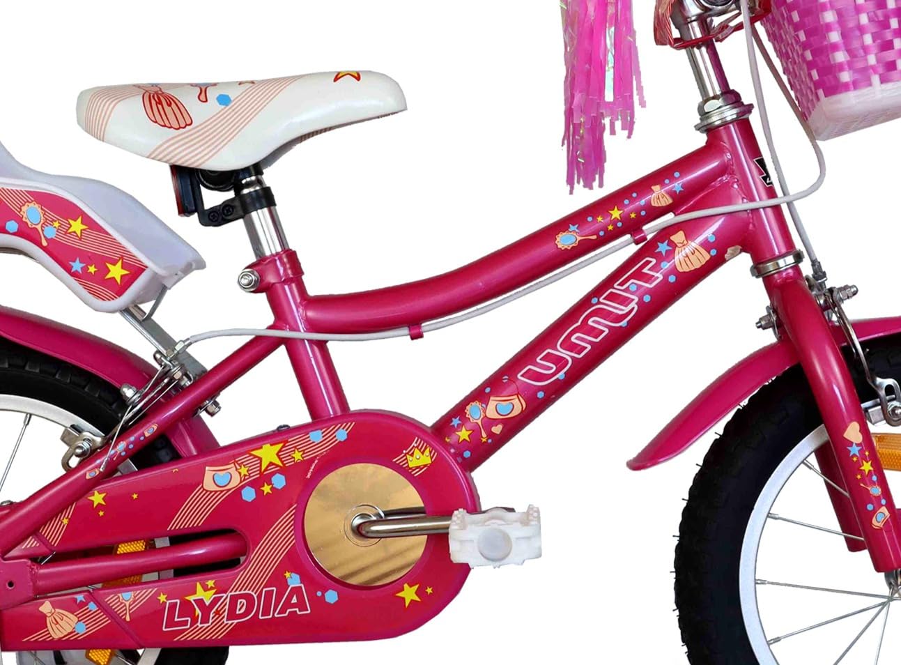 ️ Bicicleta niña 2-7 años | Bicicleta Infantil 12, 14, 16 Pulgadas + Ruedines + Cesta | Bicicleta niña 4 años con Diseño Seguro, cómodo y Atractivo.