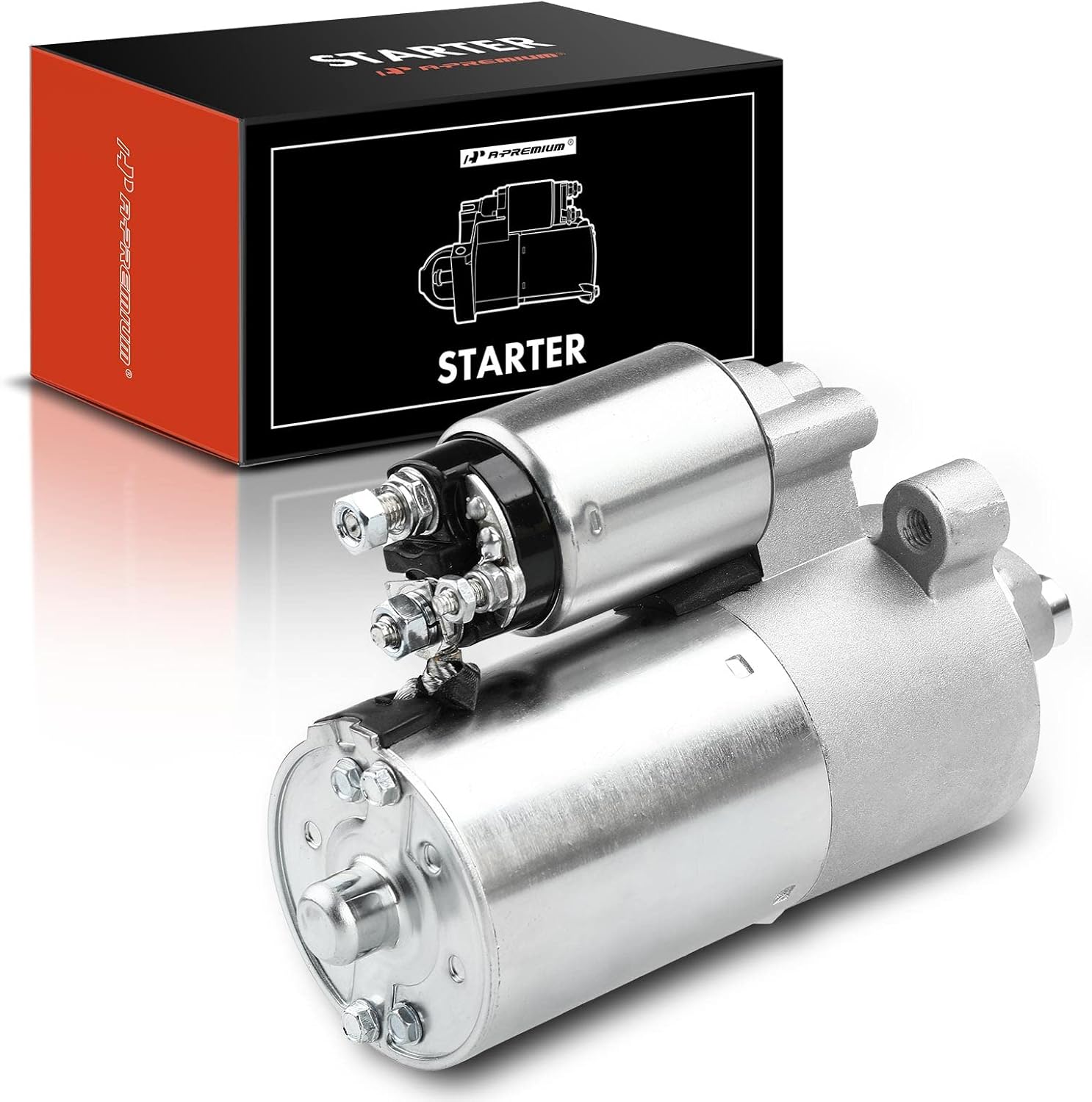A-Premium Starter Motor Compatible with Ford Escape, Contour & Jaguar X-Type & Mazda Tribute & Mercury Cougar, Mystique, 2.5L 3.0L, 12V 1.5KW 22T Counterclockwise