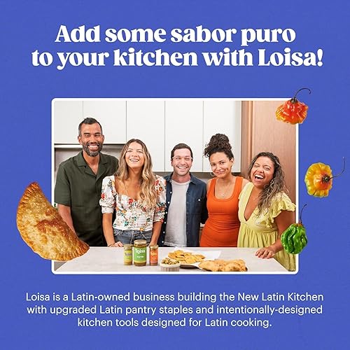 Miniatura 10 de Loisa Recaito Sofrito - Salsa de cocina, sin OMG, sin MSG, sin conservantes, sin colorantes artificiales, sin sabores artificiales, vegano, sabor