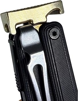 Leather*Man,ALPHA,Multitool,BRASS Hammer Head Mod, Modification, CNC Made, Locking,Camping,Hiking, Locks Closed Open, EDC Upgrade, Tactical,Military,Law Enforcement,Survival,gear
