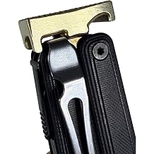 Leather*Man,ALPHA,Multitool,BRASS Hammer Head Mod, Modification, CNC Made, Locking,Camping,Hiking, Locks Closed Open, EDC Upgrade, Tactical,Military,Law Enforcement,Survival,gear