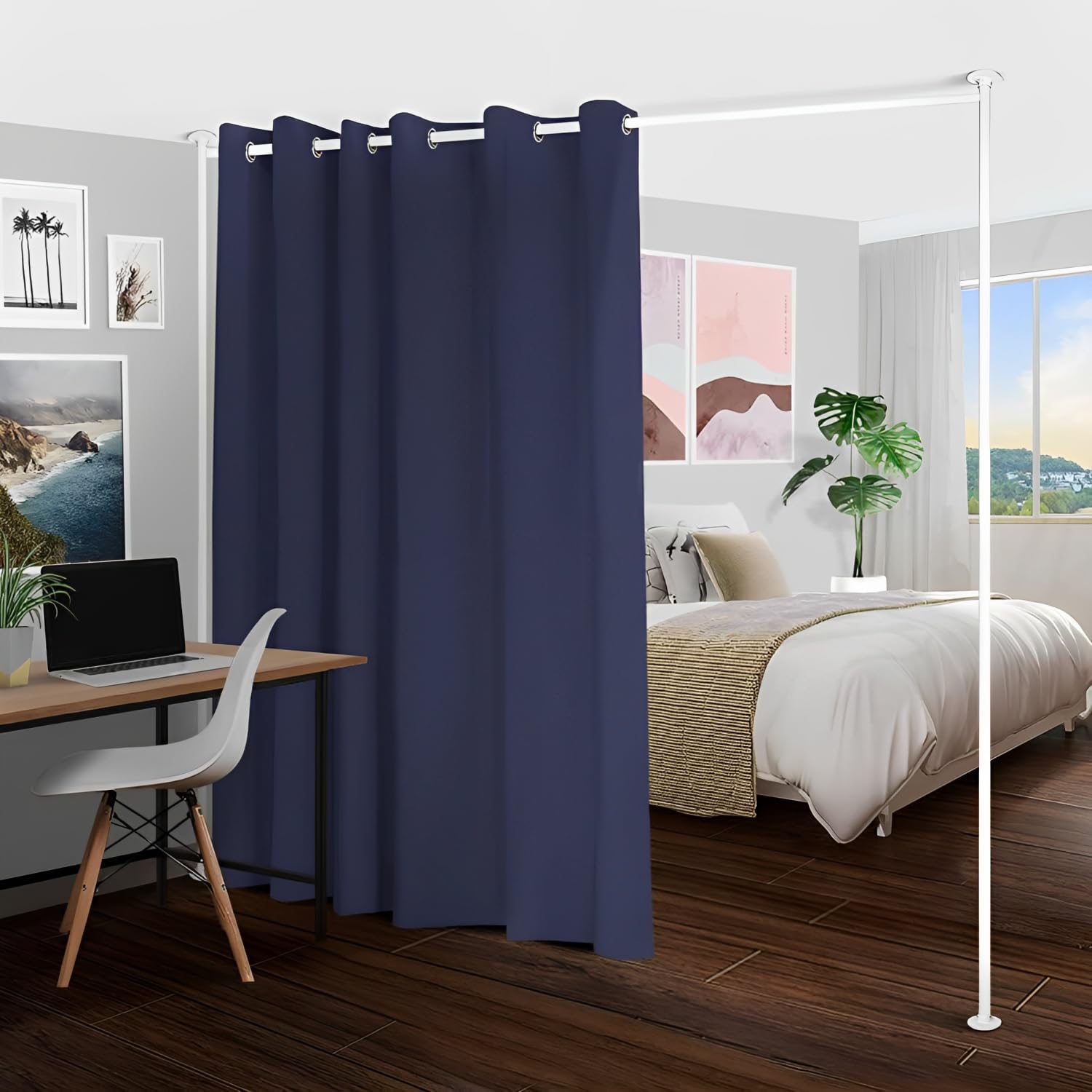 Room/Dividers/Now Zenfinit Curtain Divider Stand