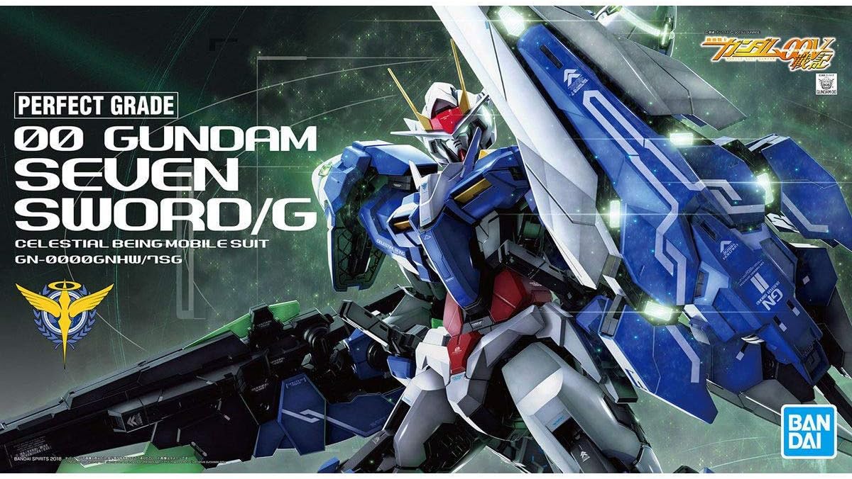 Bandai Hobby PG 00 Gundam Seven Sword/G Gundam 00" 1/60, White, Model Number: -