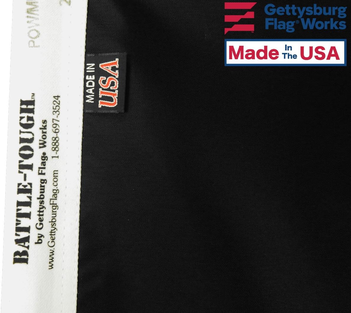 2x3' POW/MIA Battle-Tough® All Weather Nylon Outdoor Flag - Single Sided - Made In USA