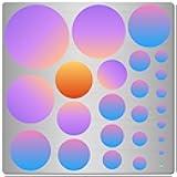 GORGECRAFT 16cm Metric Circle Template Metal Ruler Reusable Stainless Steel Painting Stencils Journal Signs Tracers for Drawing Wood Burning Engraving Pyrography Wall DIY Crafts