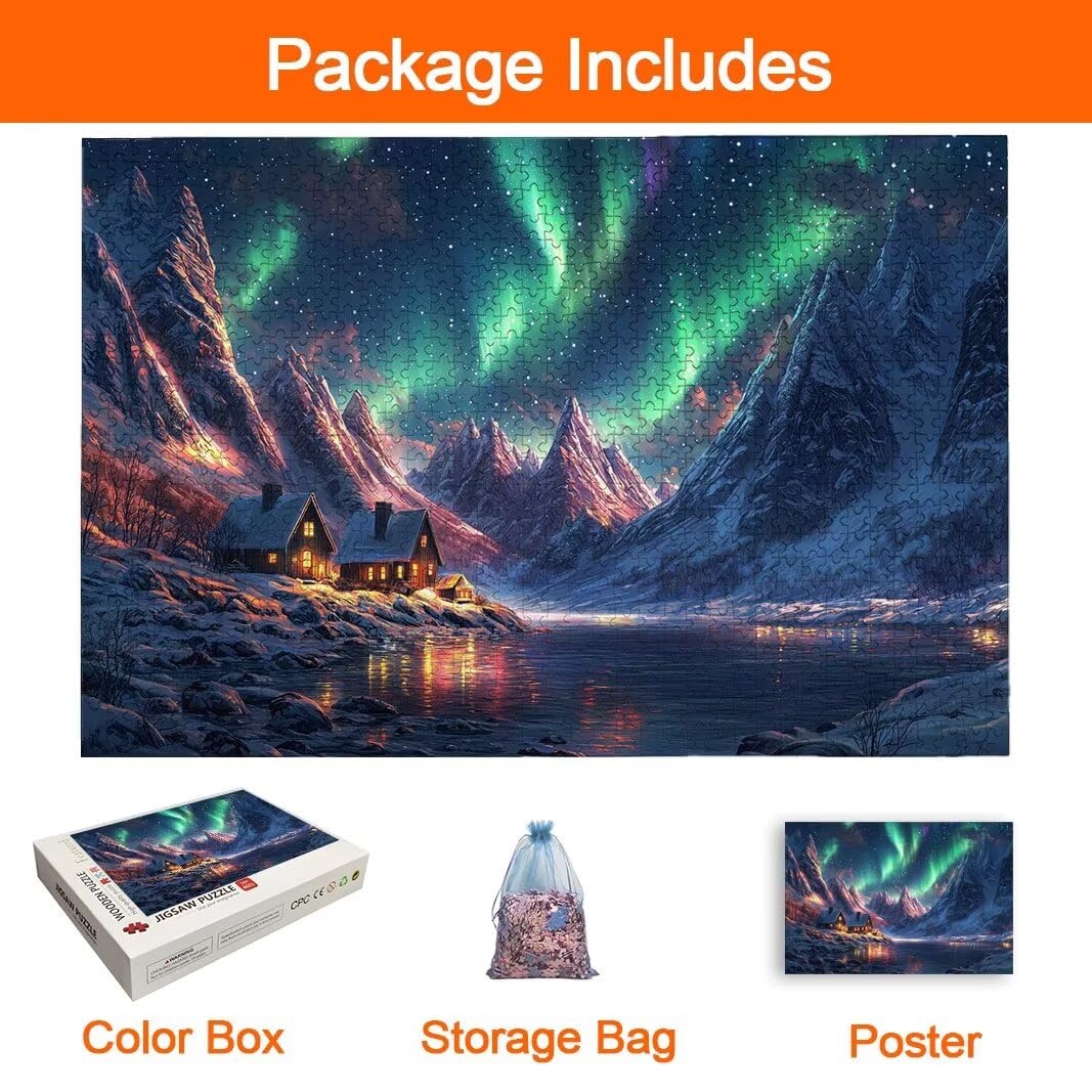 Puzzle Aurora, Puzzle 2000 Teile Erwachsene, Klassische Puzzles, Deko -8591