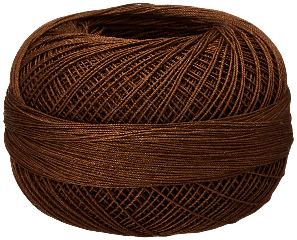 Handy Hands Lizbeth Size 80 HH80692 Cotton Thread, Mocha Brown Dark
