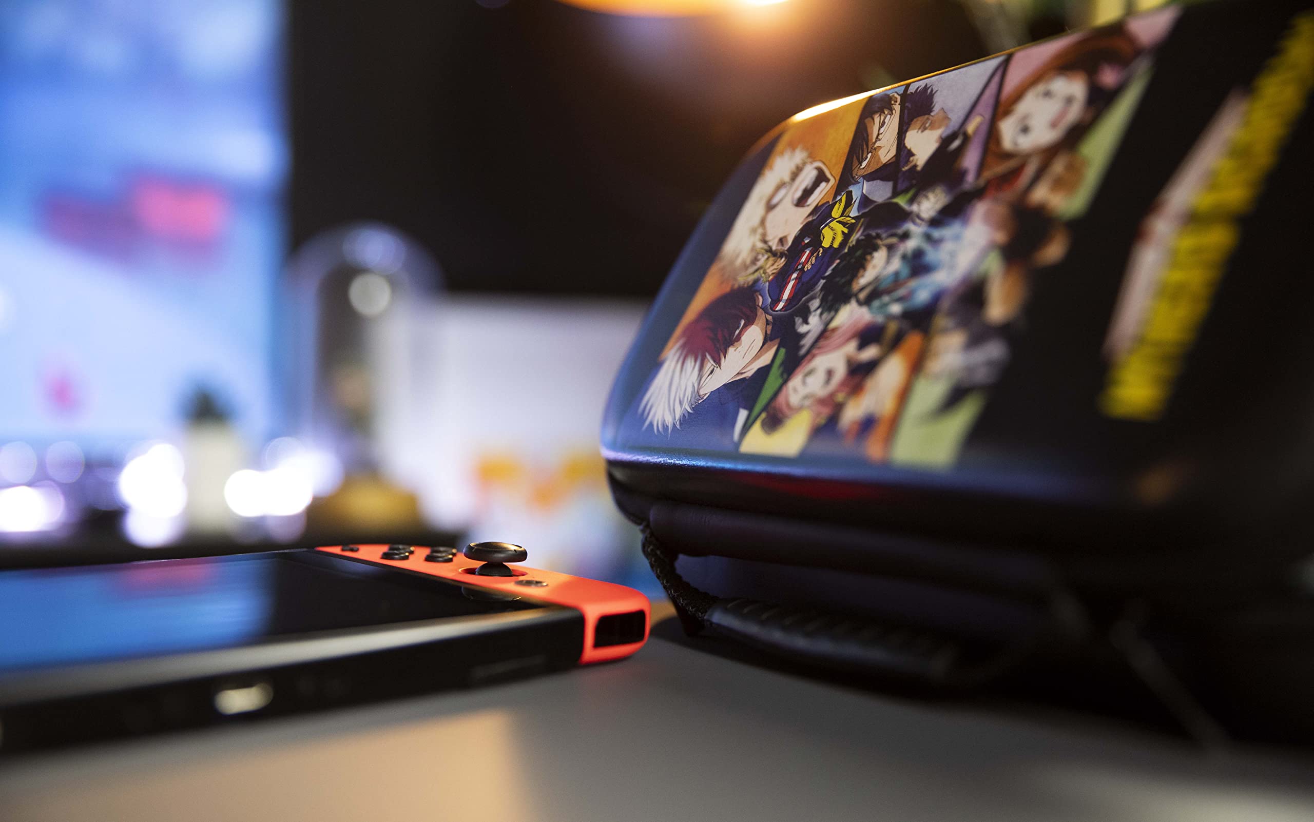 Konix My Hero Academia Funda de protección y Transporte para Nintendo Switch, Switch Lite y Switch OLED - 8 Juegos - Diseño My Hero Academia - Negro — view 5