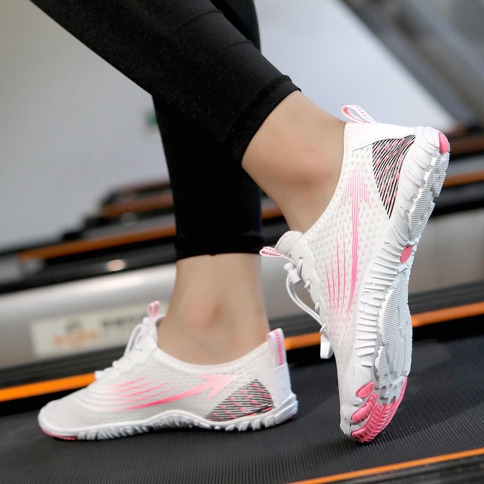 Buty do wody Szybkoschnące trampki boso elastyczne sznurowadła regulowane dopasowanie miękka podeszwa elastyczna przyczepność antypoślizgowa na plażę fitness spacery w podróży