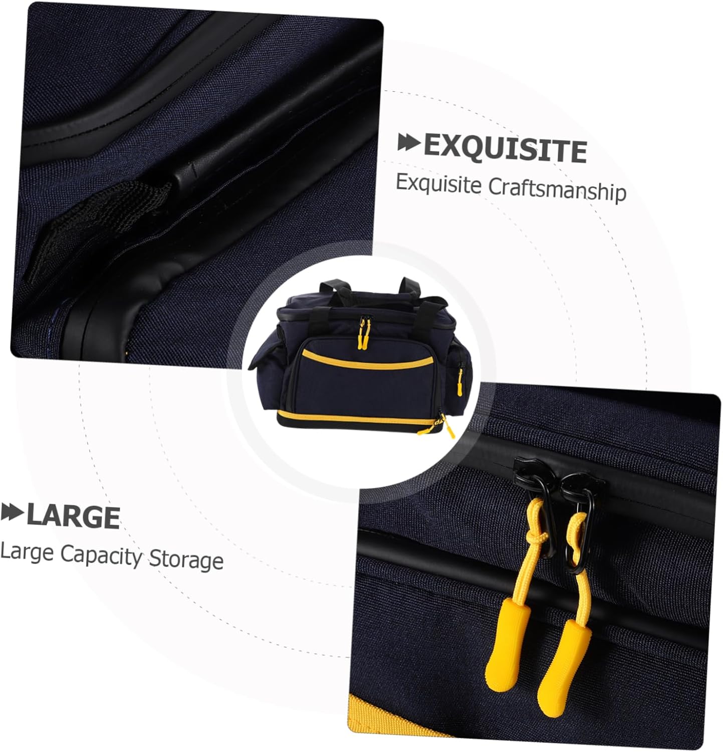 Toyvian Travel Cable Storage Bag Camping Outdoor Storage Bag Charger Organizer Travel Case