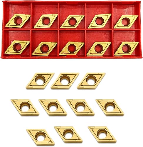 BestParts 20pcs DCMT11T304 Carburo Turning Insert Blade, DCMT 32.51 Carburo Torno Fresado Insertos