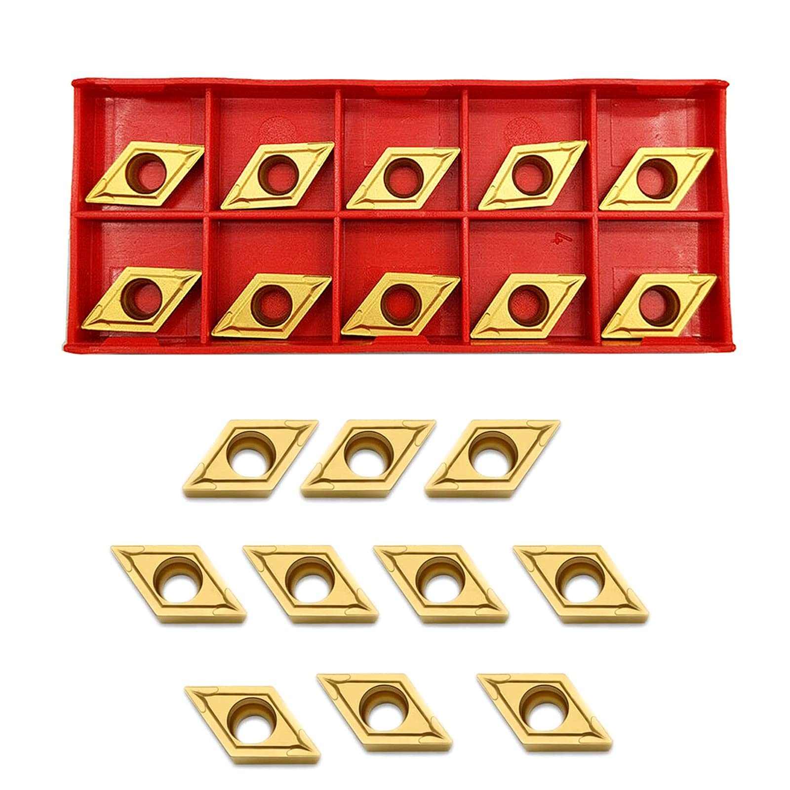 Inserts DCMT 11T304 en carbure pour éviter l'usure prématurée