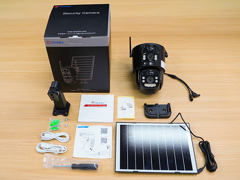 Amazon.co.jp: 【2026同時二画面・5GWiFi】Ctronics 防犯カメラ 屋外