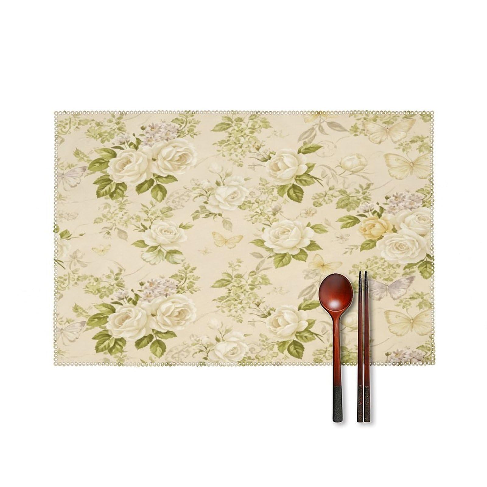 Fodpand Style Botanical Fresh Placemats Set Of 4 Place Mats Table Mats