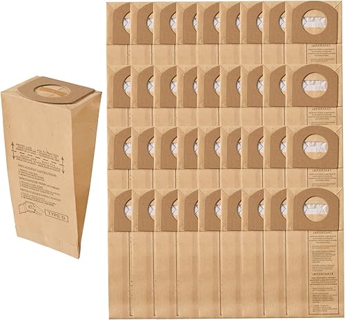 CF Clean Fairy Paquete de 36 bolsas de aspiradora compatibles con aspiradoras de mano Royal Dirt Devil tipo G de repuesto para 3010347001, 3010348001