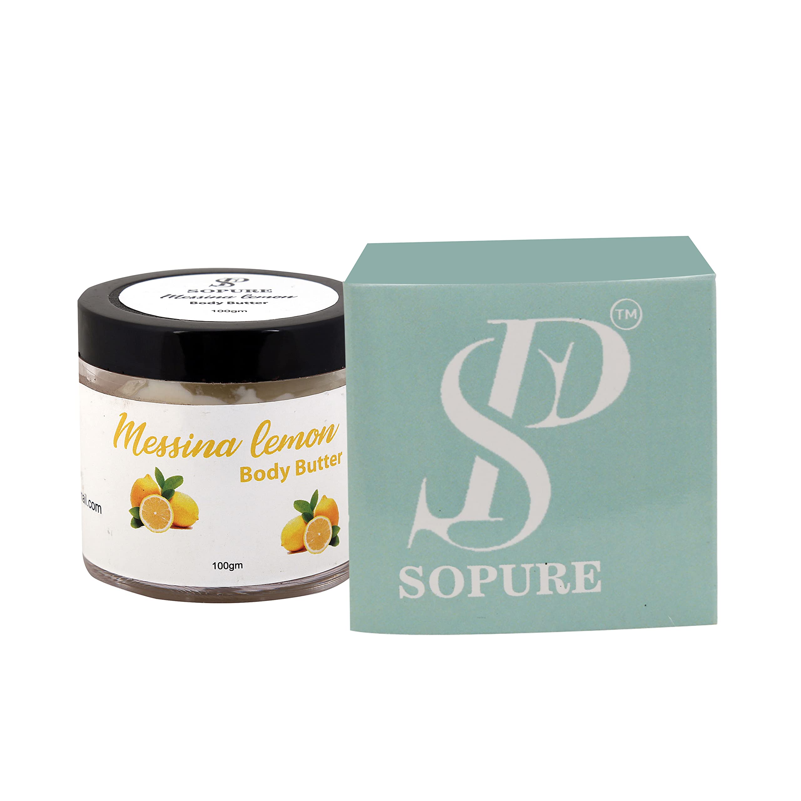 Sopure Messina Lemon Body Butter, 100 gm