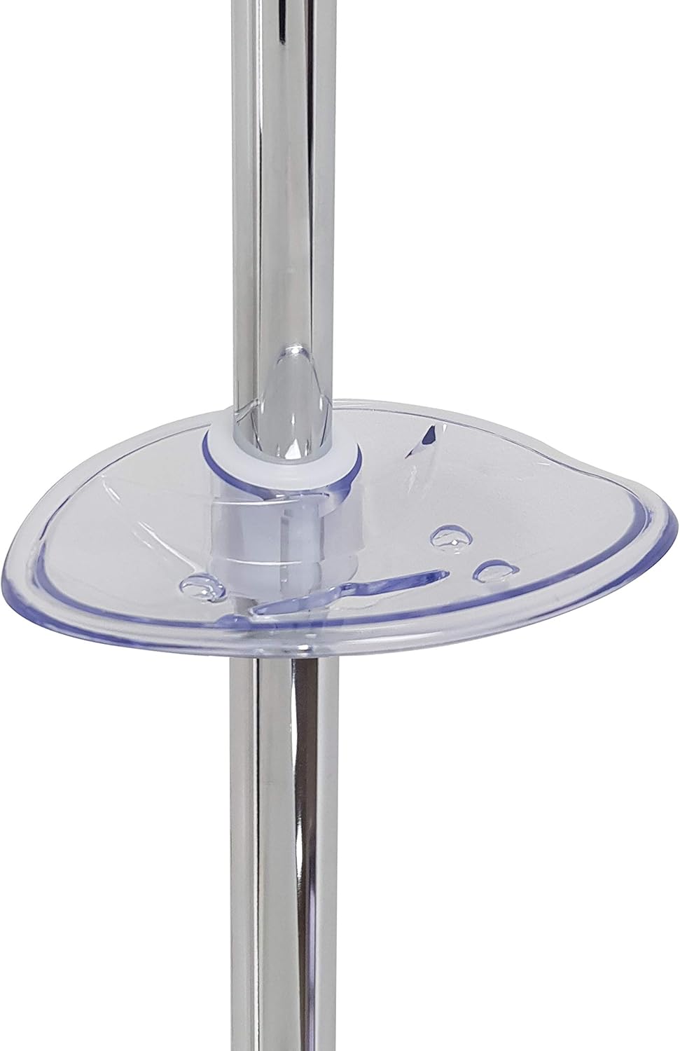 ECOSPA Soap Dish Holder Tray Clear Oval (for 25mm Shower Bathroom Riser Rails) Amazon.co.uk