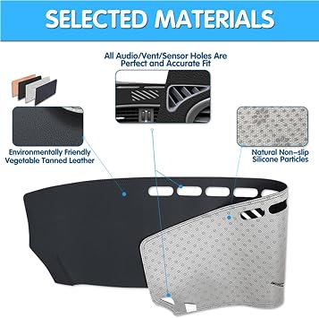 Leather Dashmat Dashboard Cover Pad Dash Mat Carpet,For Jaguar XF (X250) 2009 2013 2010 2011 2012 2014 2015 Accessories