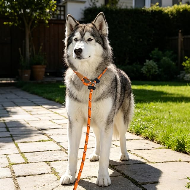 Foto 8 de 8 de lynxking Correa Reflectante para Perro, Resistente, cómoda y Fuerte, para Perros Grandes y medianos