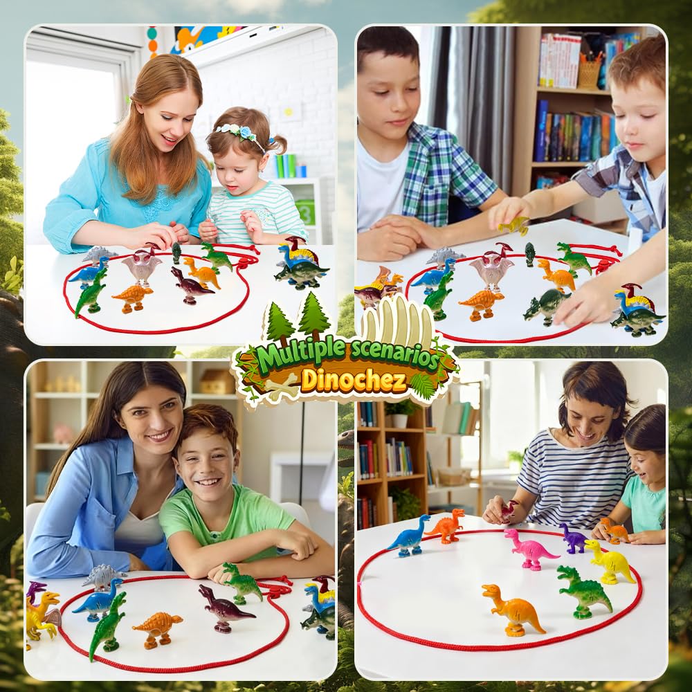 Juego Magnético De Dinosaurio – Juguete De Estrategia Con 20 Piedras Magnéticas – Ideal Para Familia, Interior Y Exterior