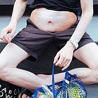 Sac Banane Humour "Muscle" - Cadeau Drôle Pour Homme, Anti-vol Et Réglable
