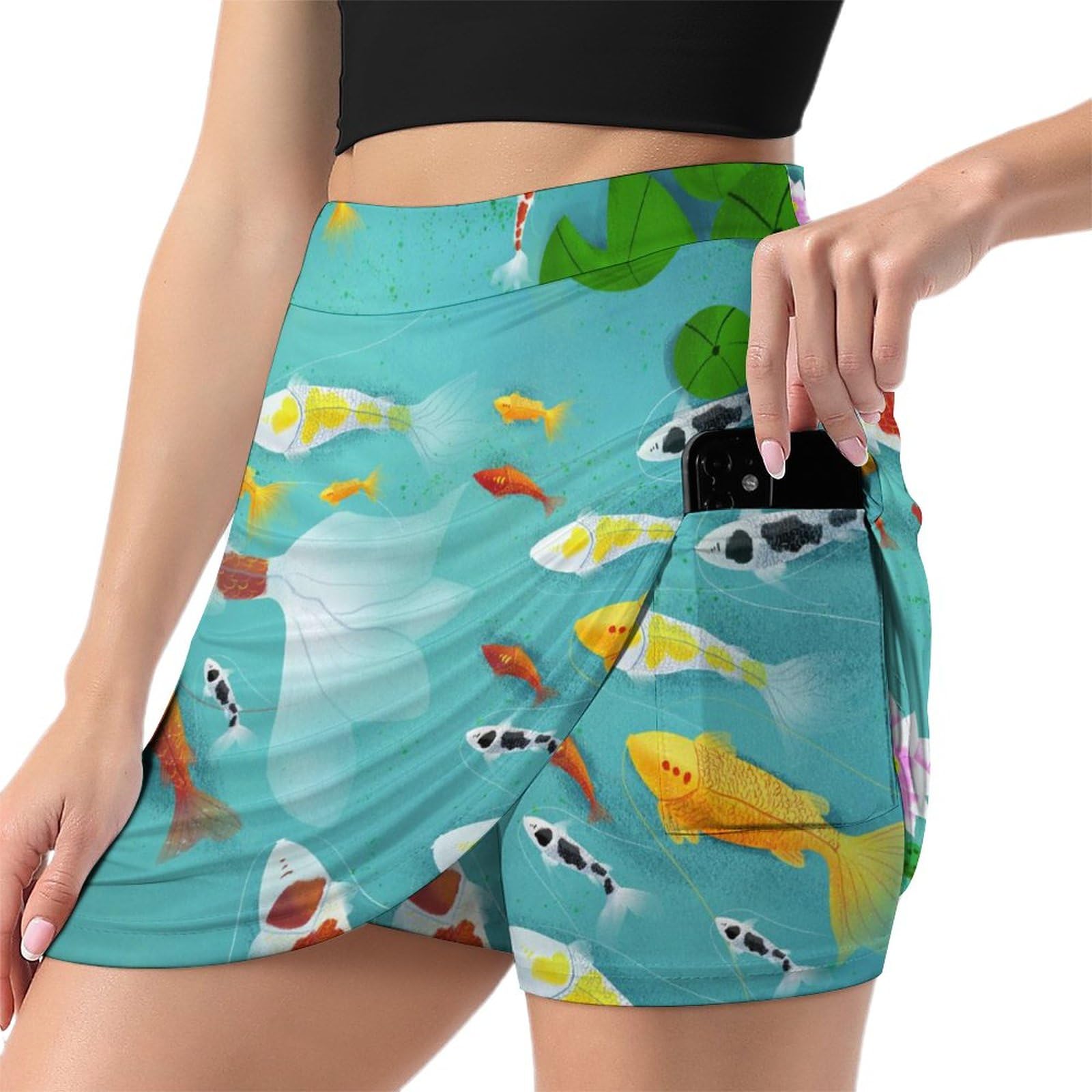 Jupe short de golf avec poche athlétique pour le running - 8