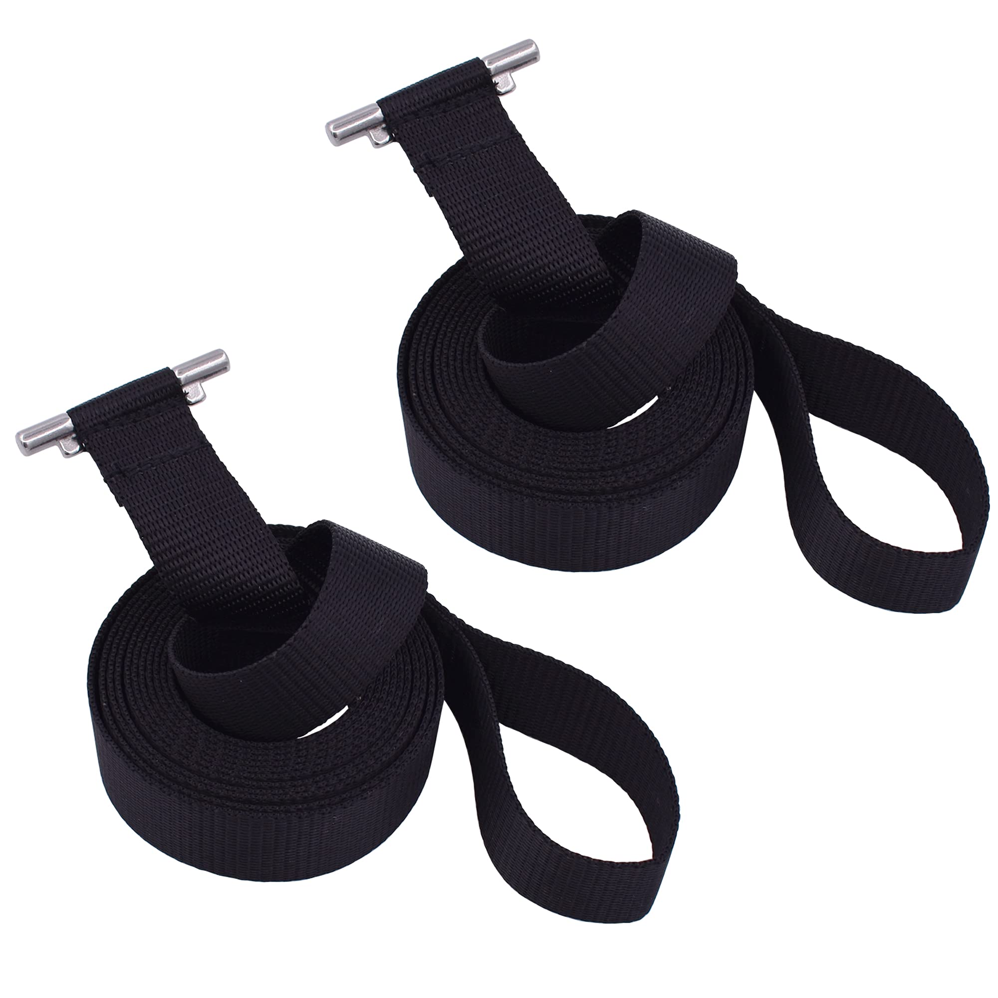 YYST 95" Improved Patio Awning Pull Strap W/SS Pin RV Pull Strap Travel Awning Replacement Pull Strap W SS 304 Pin – Type B (2)