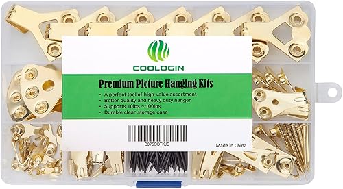 Miniatura 7 de 120 ganchos de fotos resistentes con clavos, ganchos profesionales para colgar cuadros que soportan hasta 100 libras, accesorios para colgar de alta