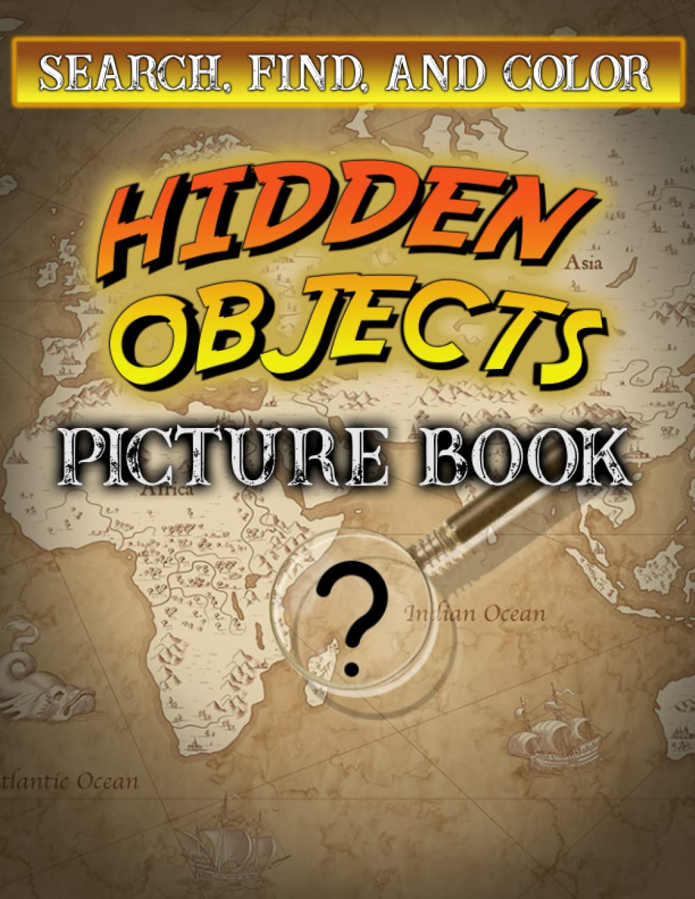 Hidden Objects Picture Book For Adults: Seek And Find Picture Puzzle Games | Where Is It Hard Challenge Activities For Boys & Girls, Men & Women Relaxation