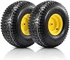 2PCS 20x8.00-8 Rear Tire and Wheel Assemblies, 34 Borehole, 3.5 Offset Hub and 316 Keyway, 4 Ply, 905lbs Capacity, Replacement for Riding Lawn Mowers
