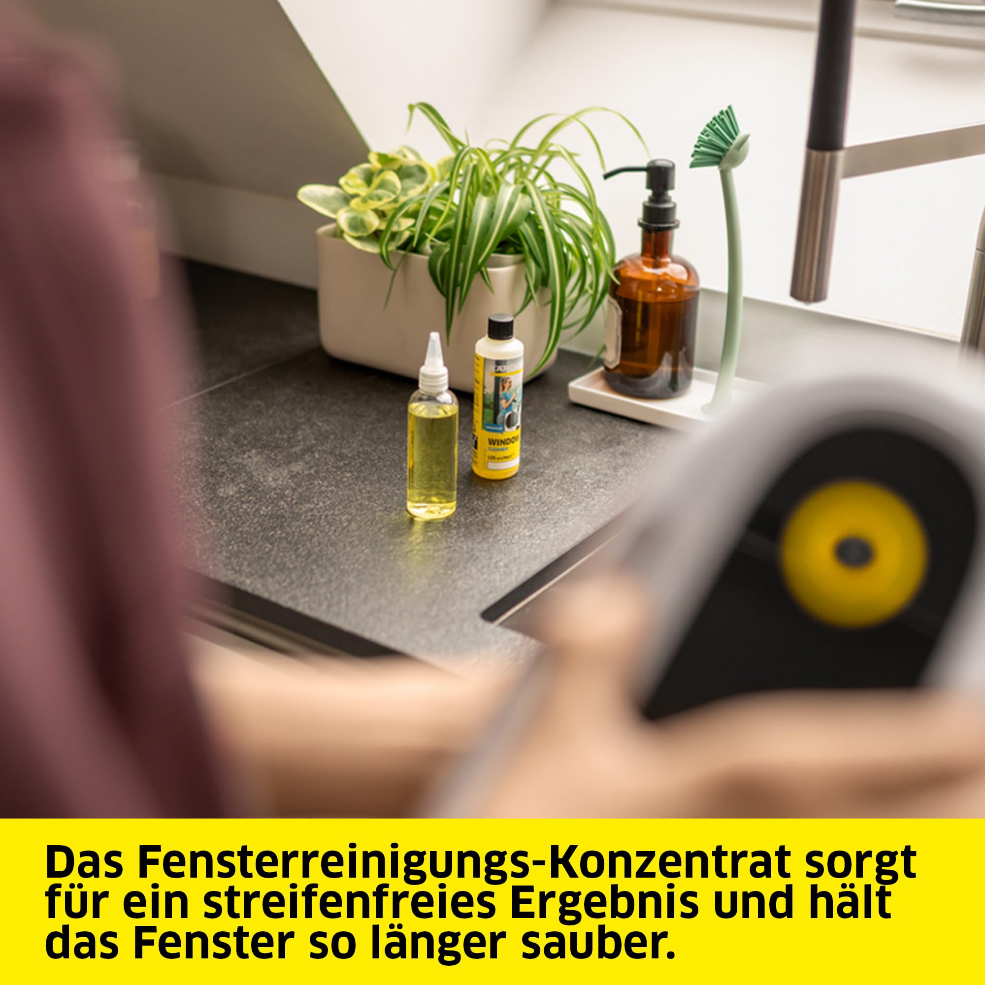 KÄRCHER Fensterputzroboter RCW 2 Extra+, automatische Fensterreinigung, mit Sicherungsseil und Notversorgungs-Akku, 3 min/m², Tank: 70 ml, 5 Reinigungsmodi, Kabel: 5 m, 6 Paar Wischbezüge