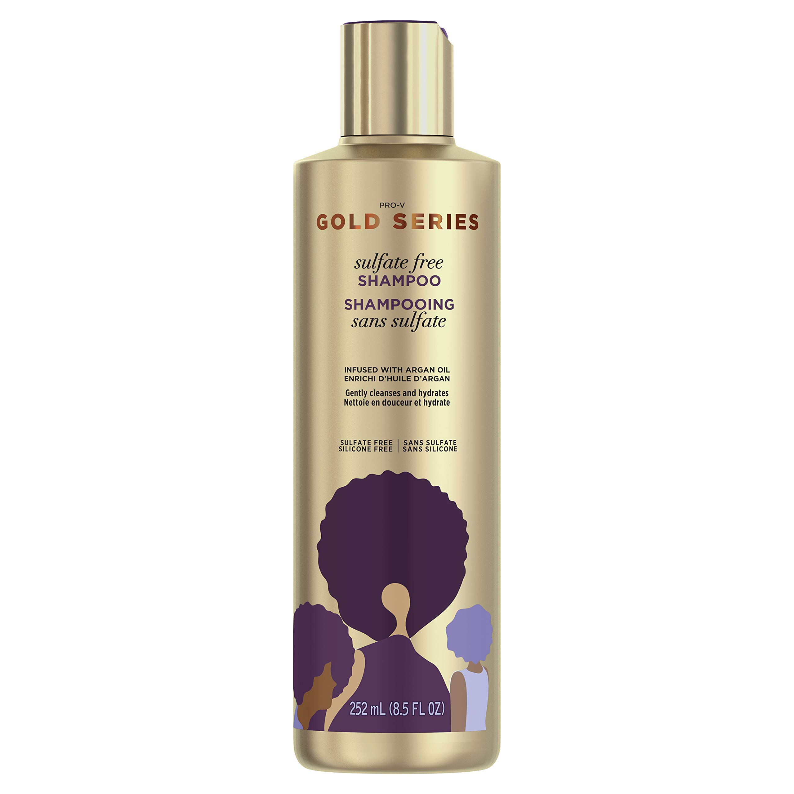 Pantene Gold Series Sulfate-Free Shampoo With Argan Oil for Curly