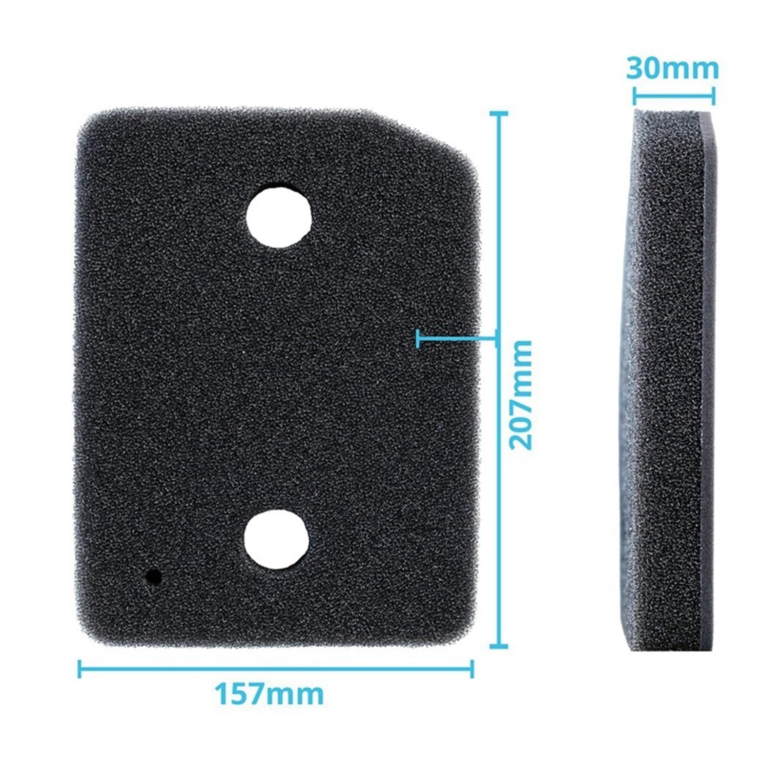 Schaumstofffilter for Wäschetrockner, kompatibel mit Miele 9164761 Trockner, Wärmepumpentrockner, Schwammfiltermatte, Kondenstrockner, Flusenfilter