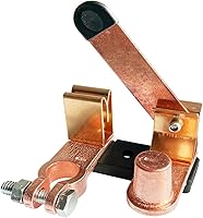 Vista 10 de Ampper Interruptor de desconexión de batería de poste lateral de 12 V 24 V, interruptor de batería de hoja de cuchillo, desconexión de corte