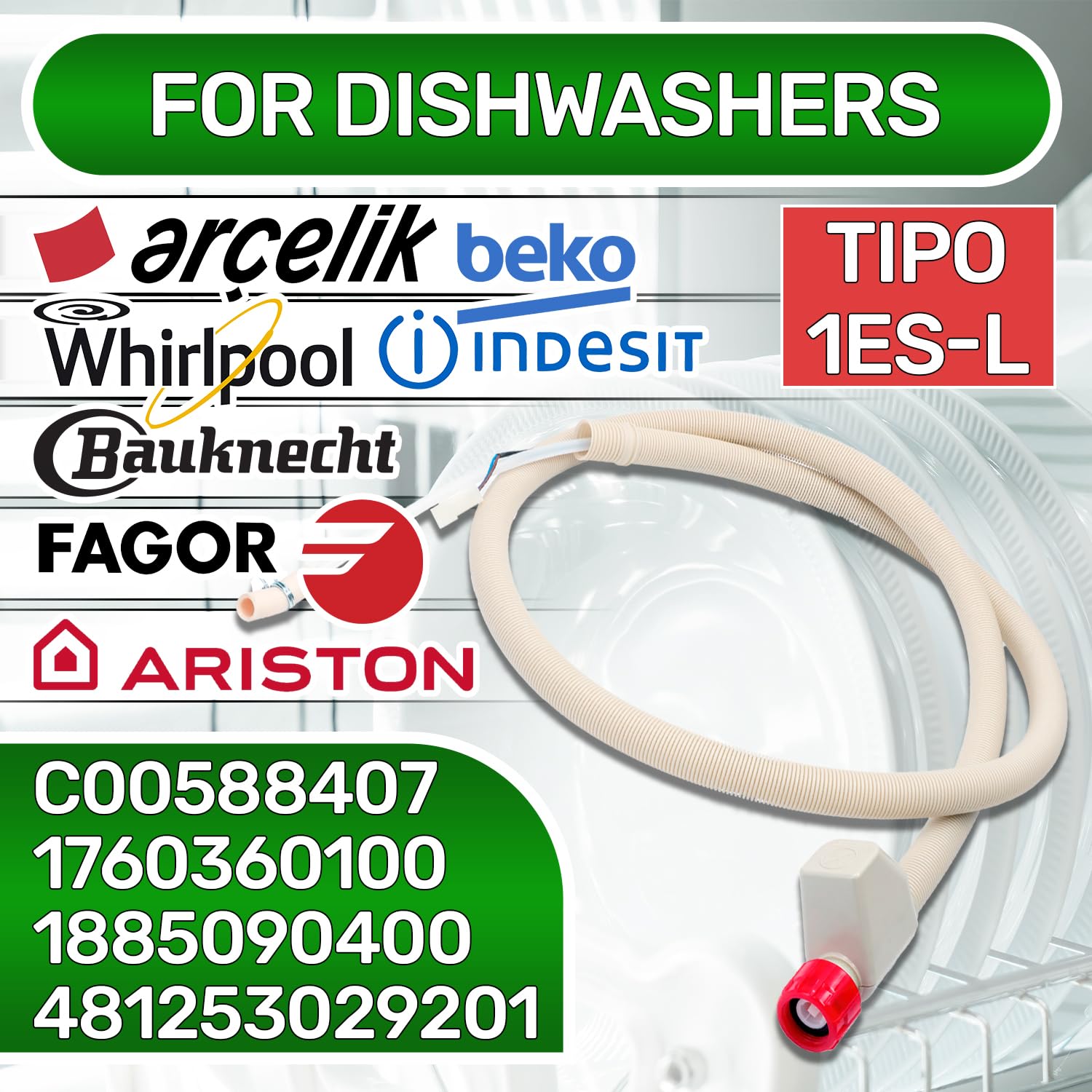 AQUASTOP TP TYPE 1ES-L für Spül-/Waschmaschine, Reparatur-Set EUR 11,99 - PicClick DE
