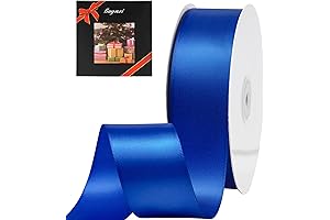 LIUYAXI Premium Blue Satin Ribbon: Enhancing Crafts and Celebrations with Grace and Style