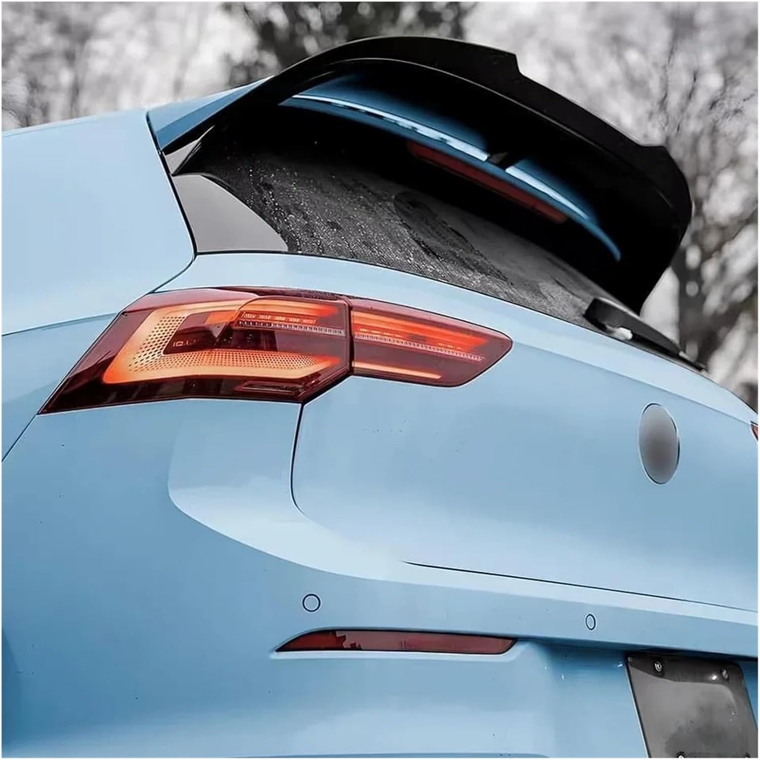 Compatible For VW Golf MK8 R Golf 8 GTI Clubsport Performance Rear Roof 2020-2024 Maxton Style Car Rear Roof Spoiler Cap Rear Spoiler Cap