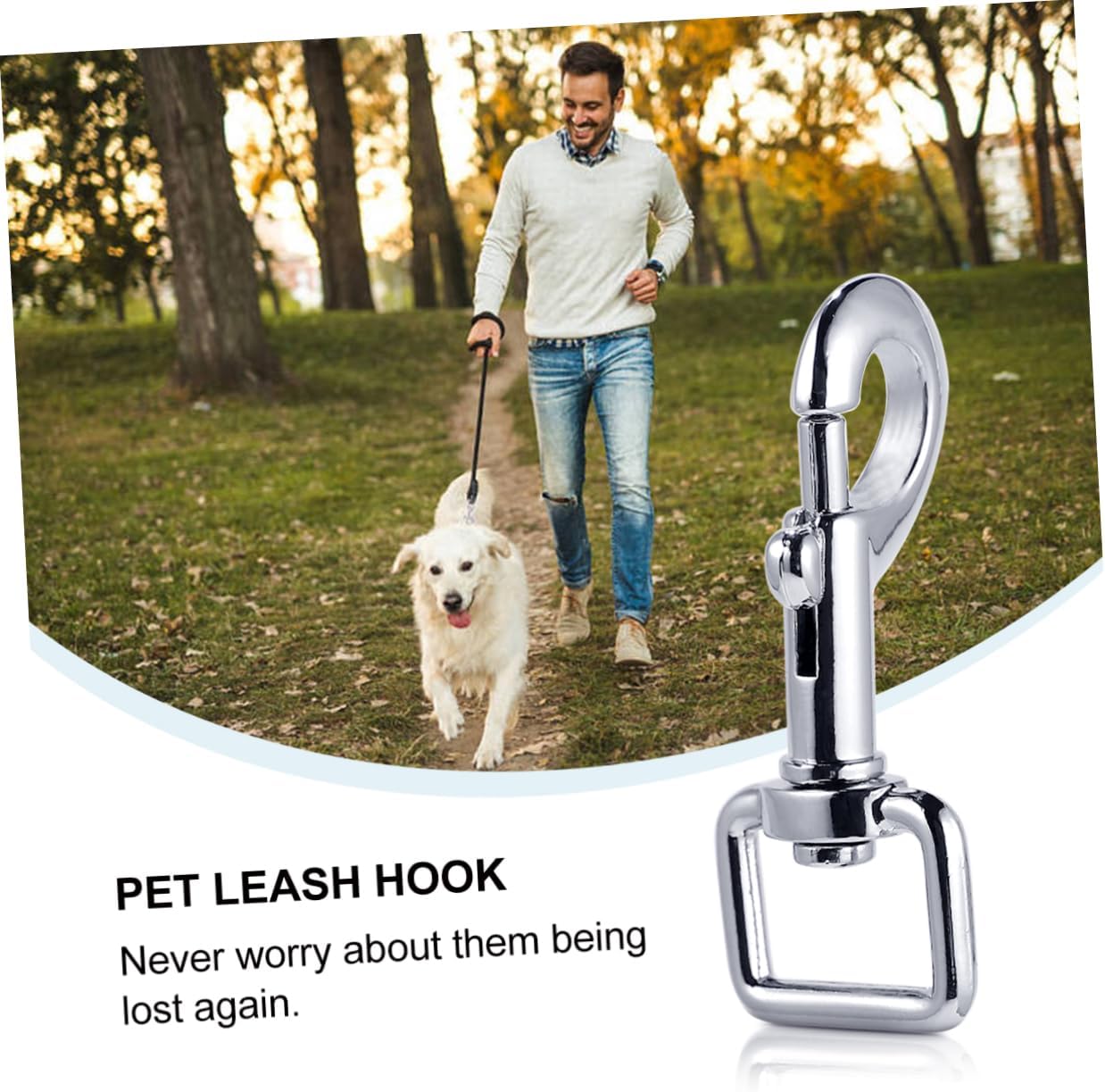 Double Ended Pulling Buckle Snaps Hook,Double-End 10pcs Swivel Snap Hook Buckle Trigger Clip Heavy Duty Keychain