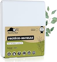 Protège Matelas 90x200-40 cm Qualité Supérieure Oeko-TEX® ~ Alèse Imperméable en Fibre Luxe Tencel™ Écologique ~ Forme Drap Housse