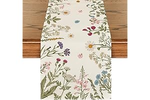 Artoid Mode Spring Table Runner | Elegance on Your Tabletop | 13 x 72 Inches