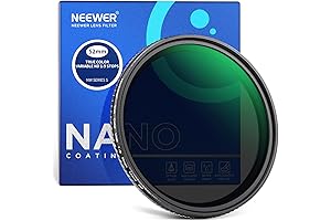 NEEWER 52mm ND2-ND400 Variable Neutral Density Filter