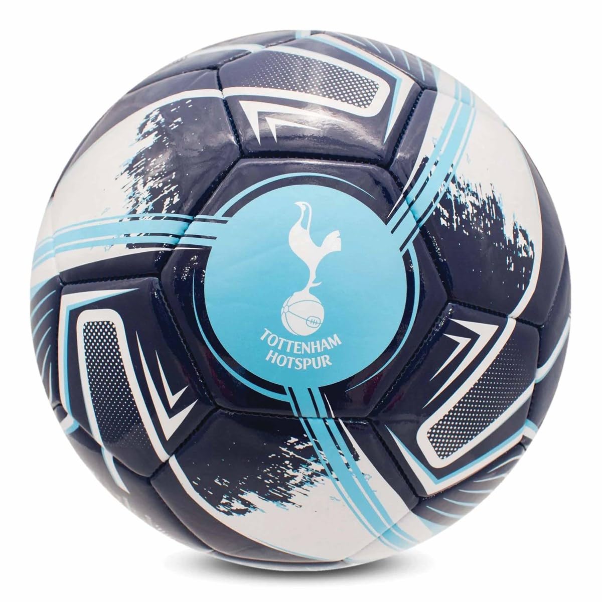 Tottenham Hotspur Hy-Pro Offiziell lizenzierter F.C. Fußball, Größe 5, Turbinen-Design, Spurs Merchandise, Training, Match, Sammlerstück für Kinder und Erwachsene