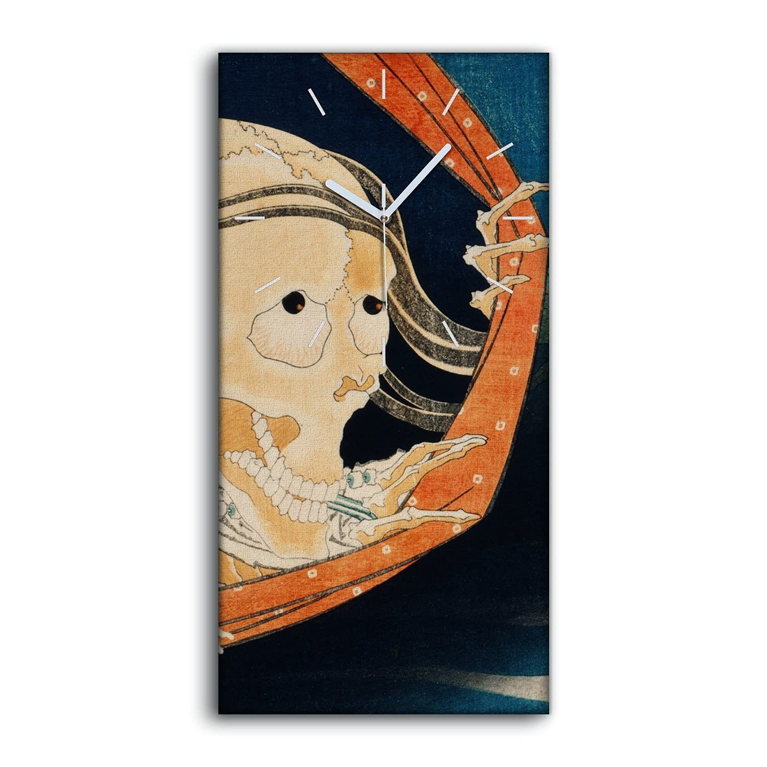 Horloge sur Toile Art Moderne Haute Définition Impression sur Toile 30x60cm