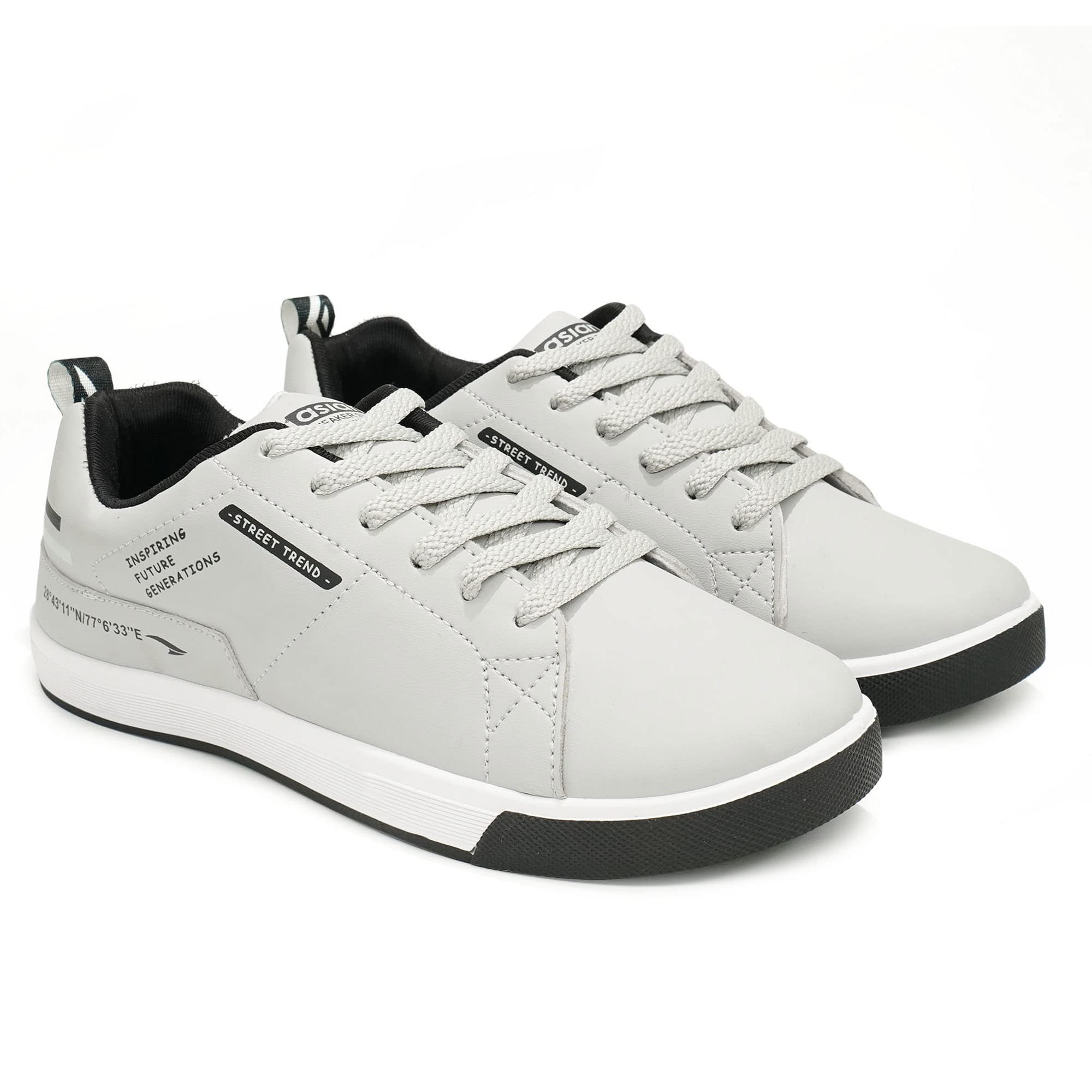 ASIAN Mens SNIPER-17 Casual White Sneaker Shoes for Men I Walking & Gym Shoes for Boys with Lightweight Extra Jump I Casual Lace-Up Shoes for Men (B0BYJD7TBF) Amazon Price History, Amazon Price Tracker